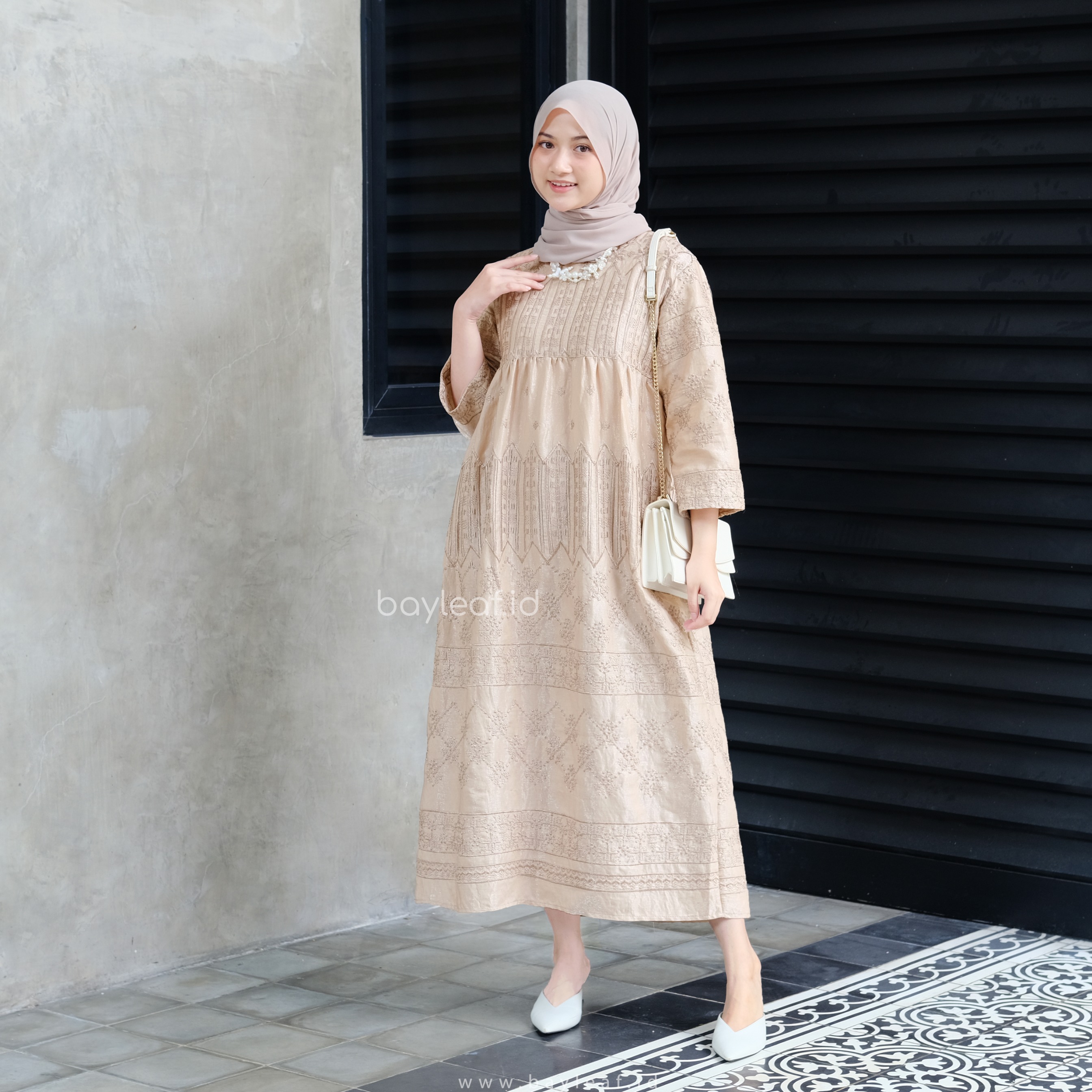 Denaya Maxi Dress Brokat Bordir Premium