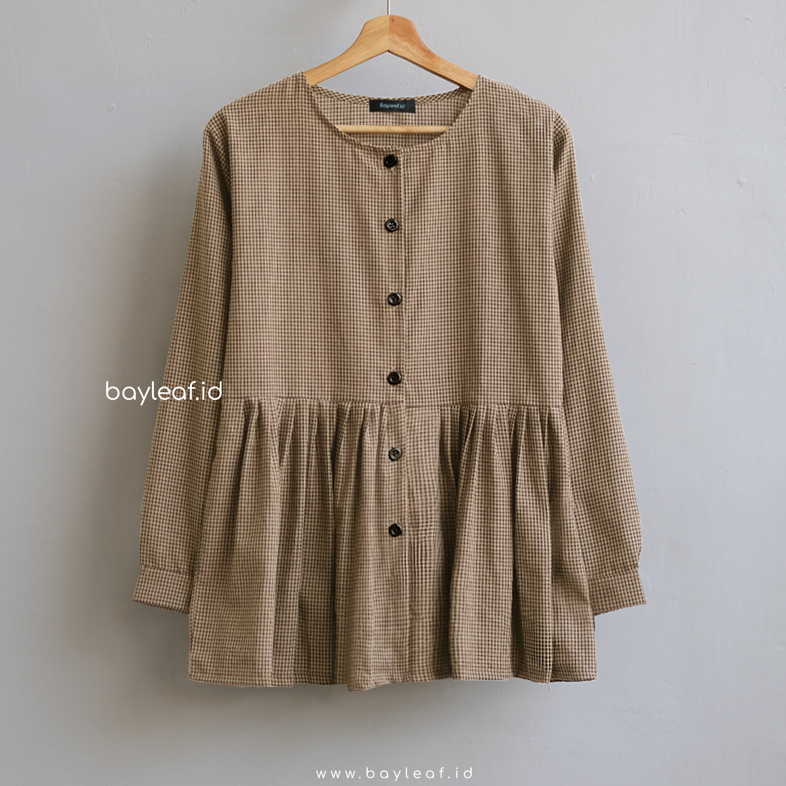 Naomi Blouse Kemeja Casual Small Pattern