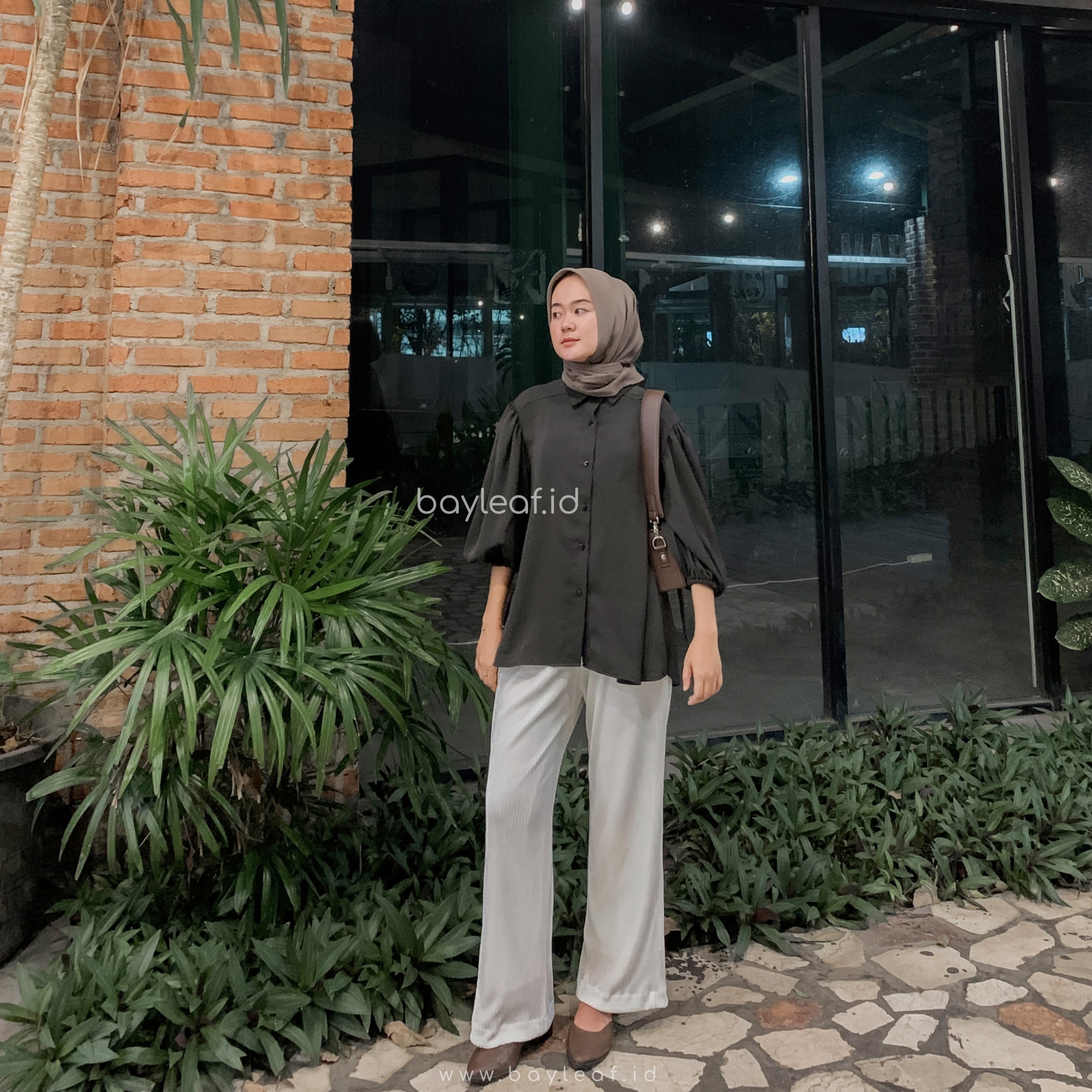 Sofia Shirt Lengan 7/8 | Kemeja Casual Wanita