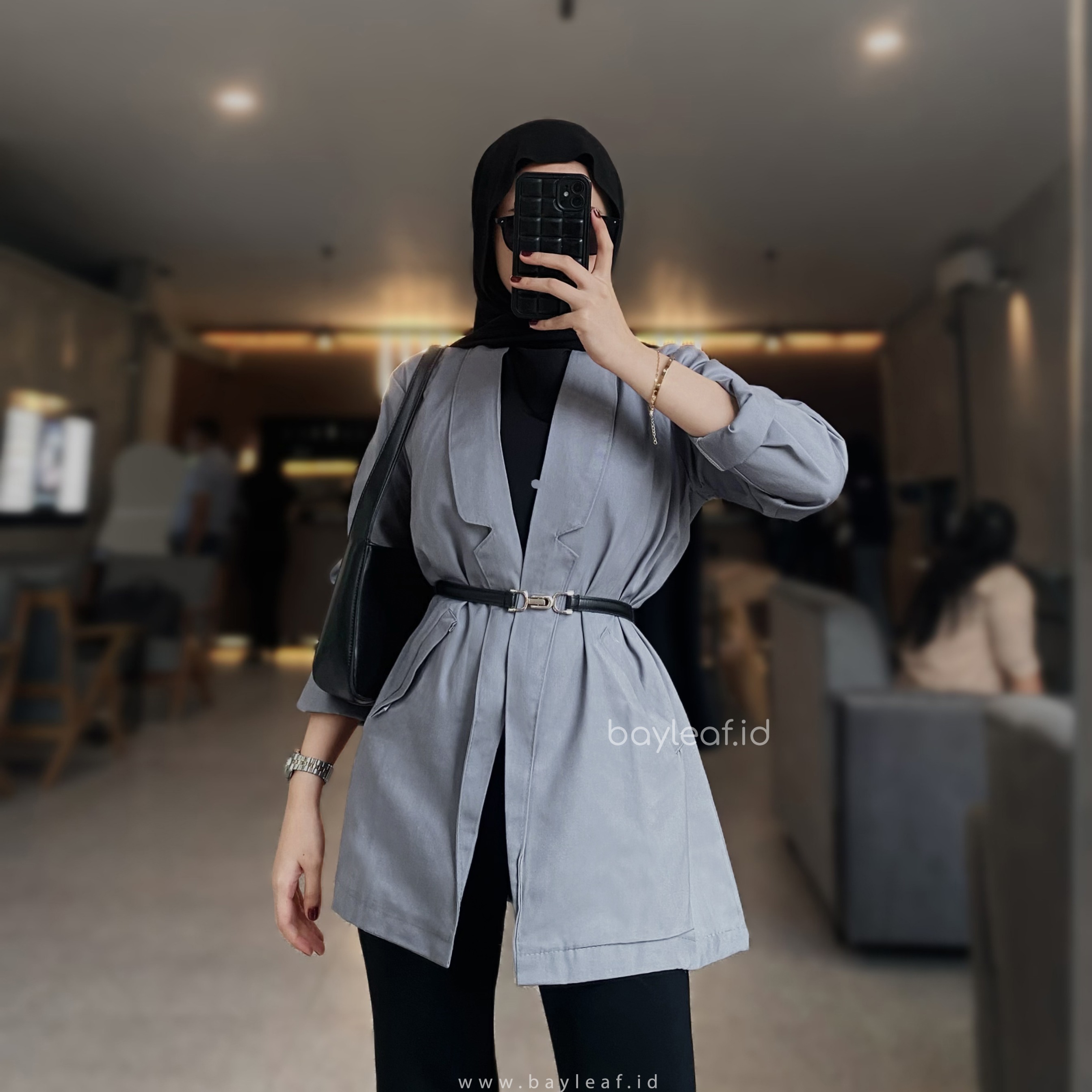 Zenn Blazer Formal Casual Wanita Basic