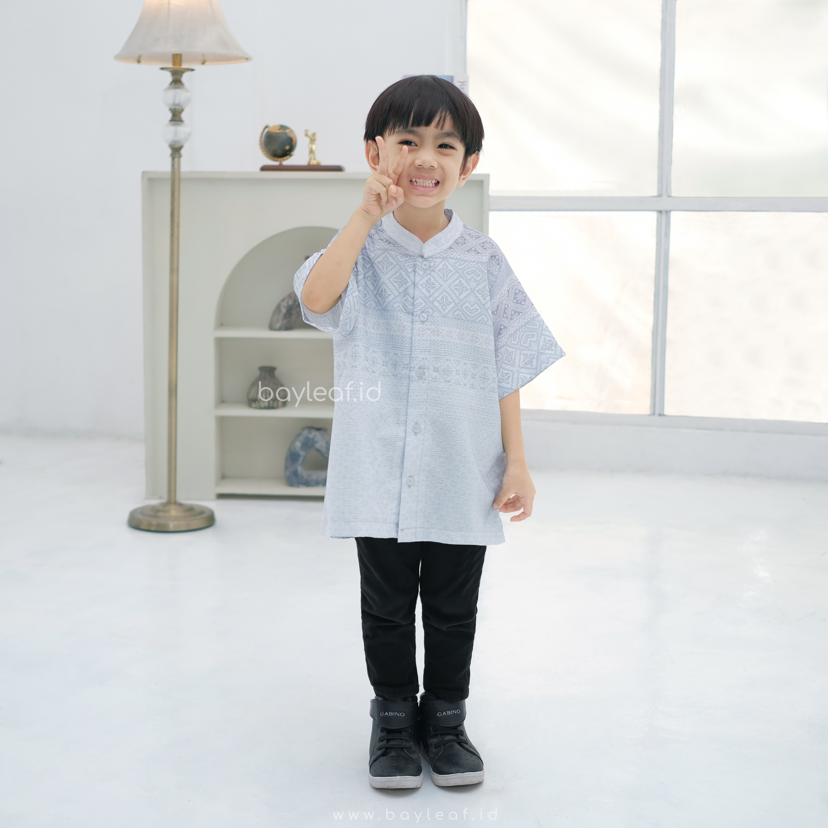 Seraya Ersa Kids Atasan Kemeja Anak Lengan Pendek