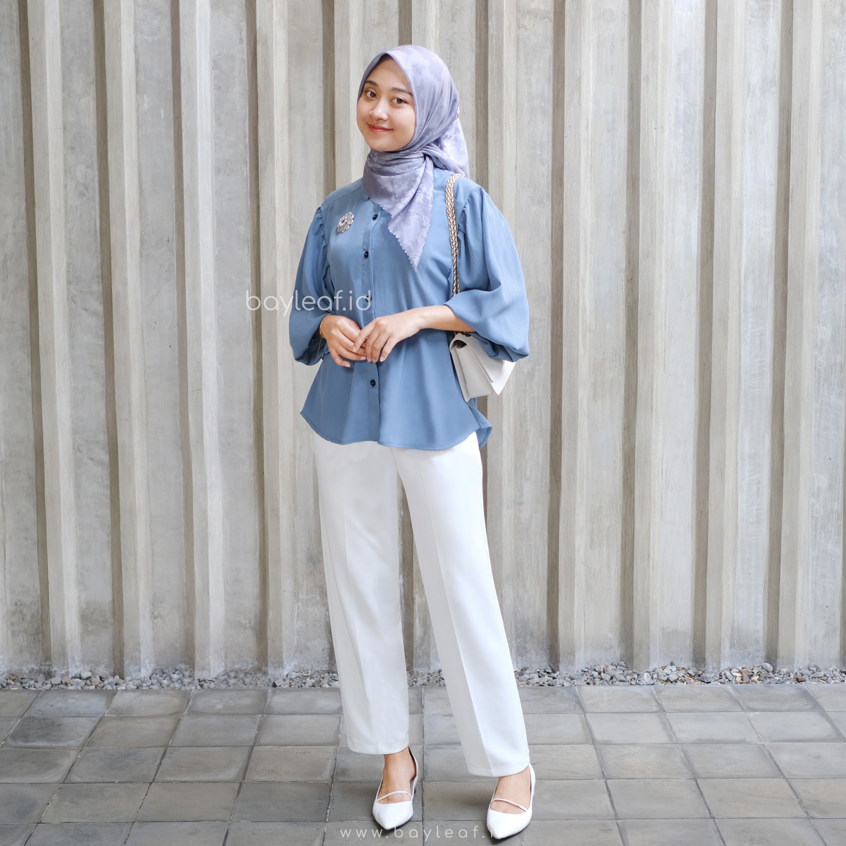 Sofia Shirt Lengan 7/8 | Kemeja Casual Wanita