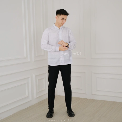 Image of Zefaya Alan Atasan Kemeja Pria Lengan Panjang