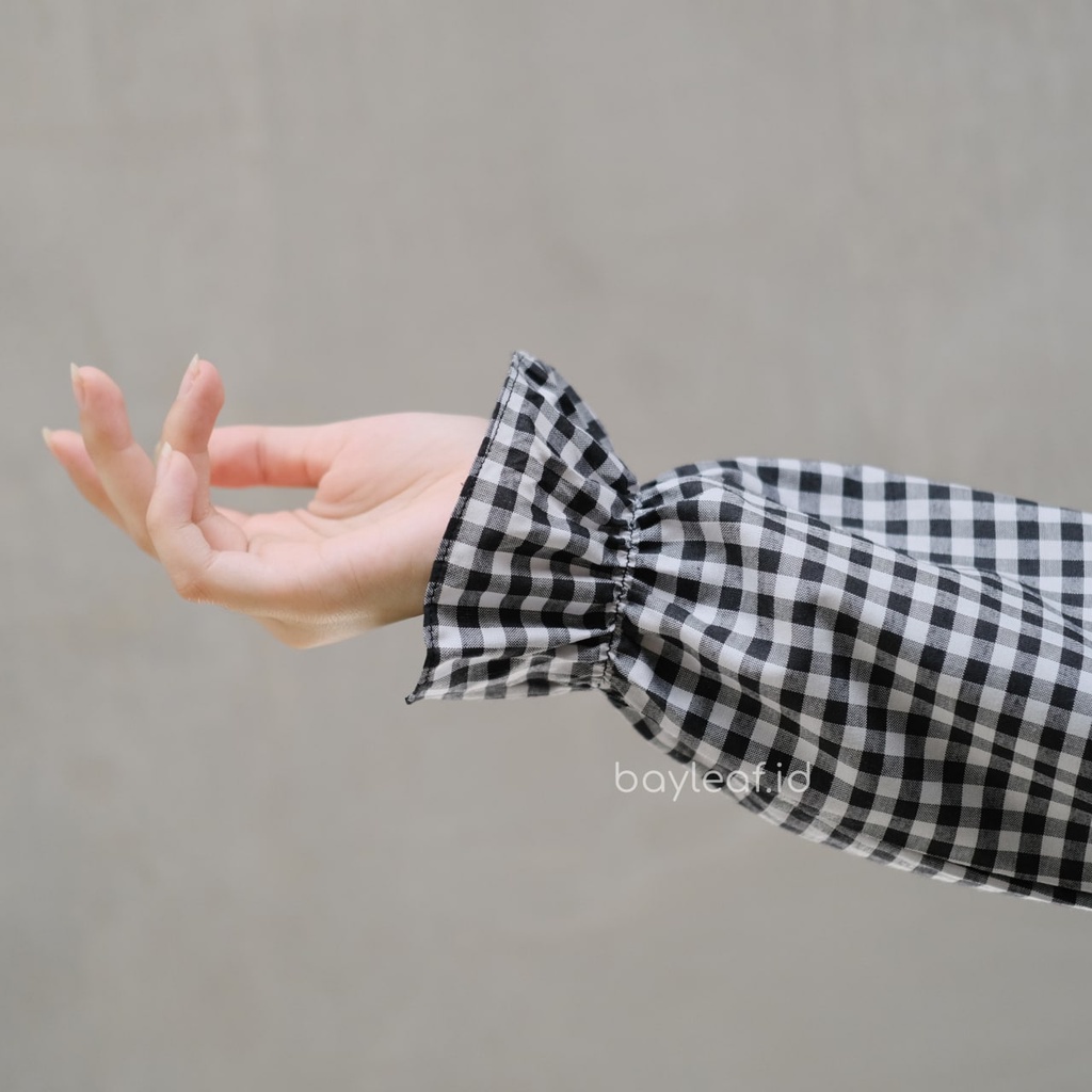 Sienna Plaid Black-White Tunic