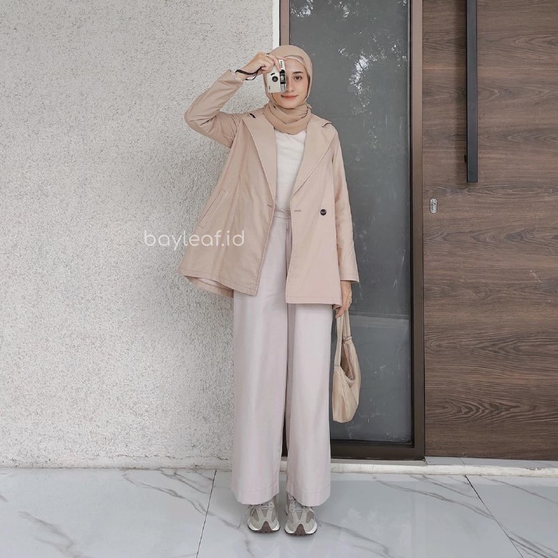 Rossa Coat Formal Casual | Blazer Wanita Material Soft Canvas