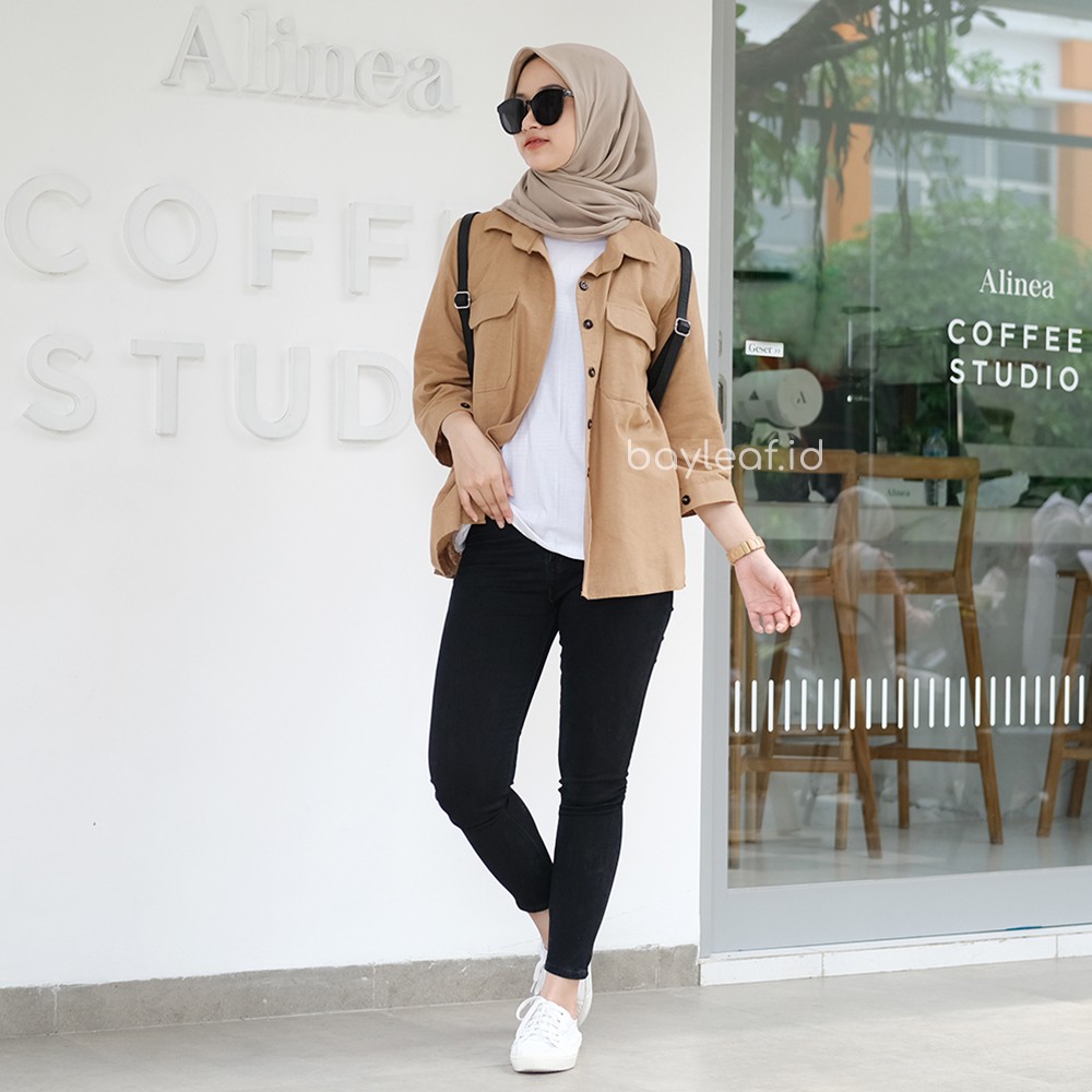 Ghea Shirt Kemeja Lengan Panjang Basic