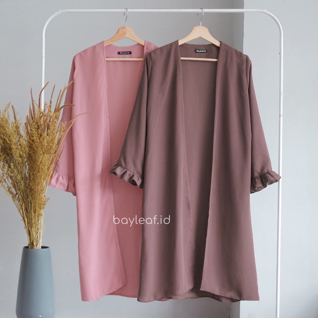 Nadine Outer Basic Lengan Ruffle
