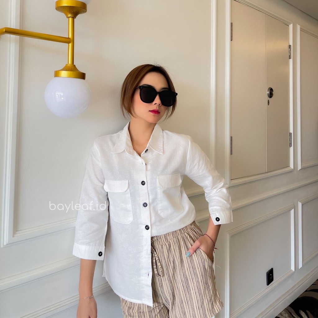 Ghea Shirt Kemeja Lengan Panjang Basic