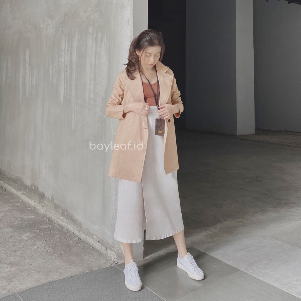 Rossa Coat Formal Casual | Blazer Wanita Material Soft Canvas