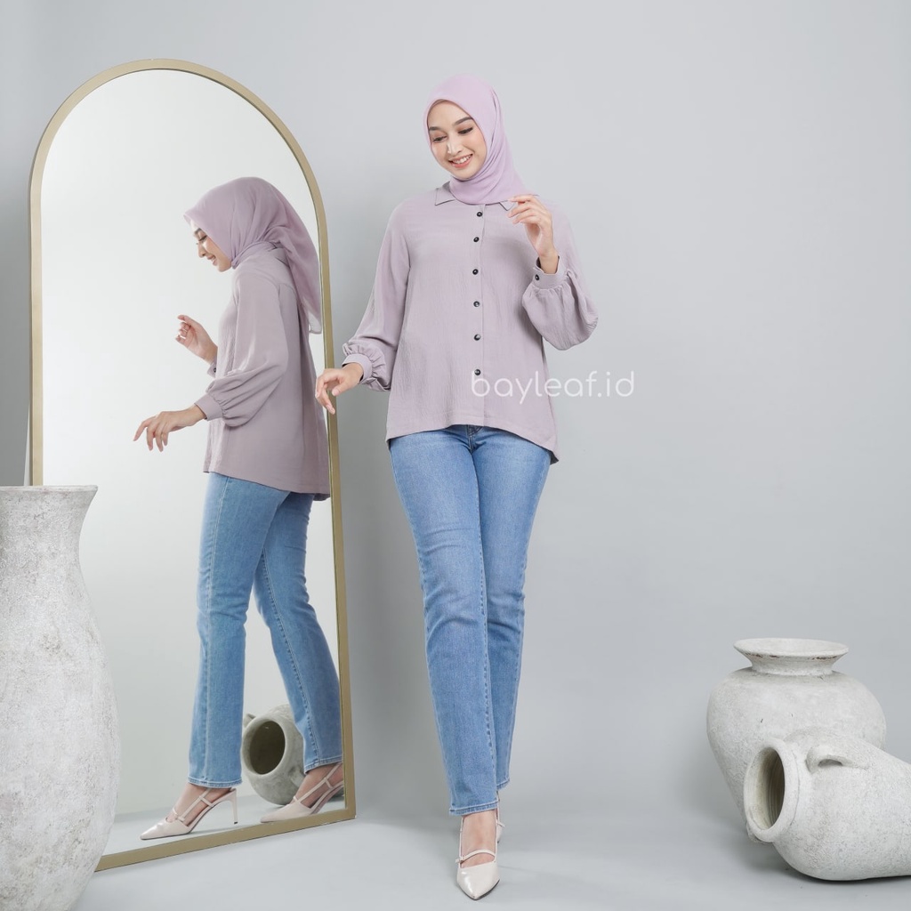Sonya Shirt Atasan Kemeja Wanita Hits