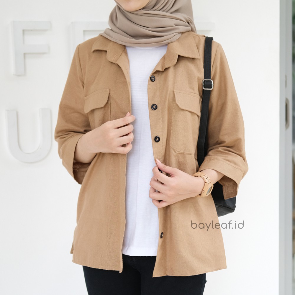 Ghea Shirt Kemeja Lengan Panjang Basic