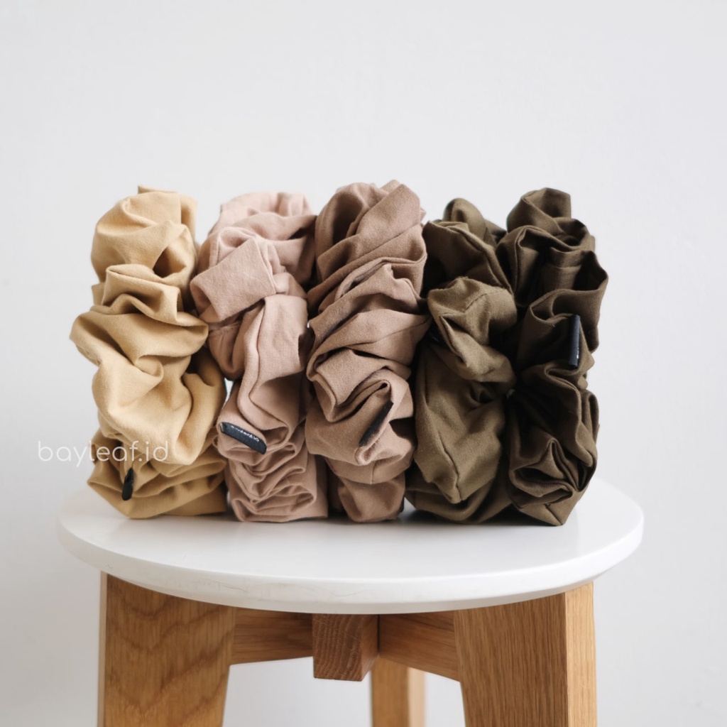 Bayleaf.id Merry Basic Scrunchie Ikat Rambut