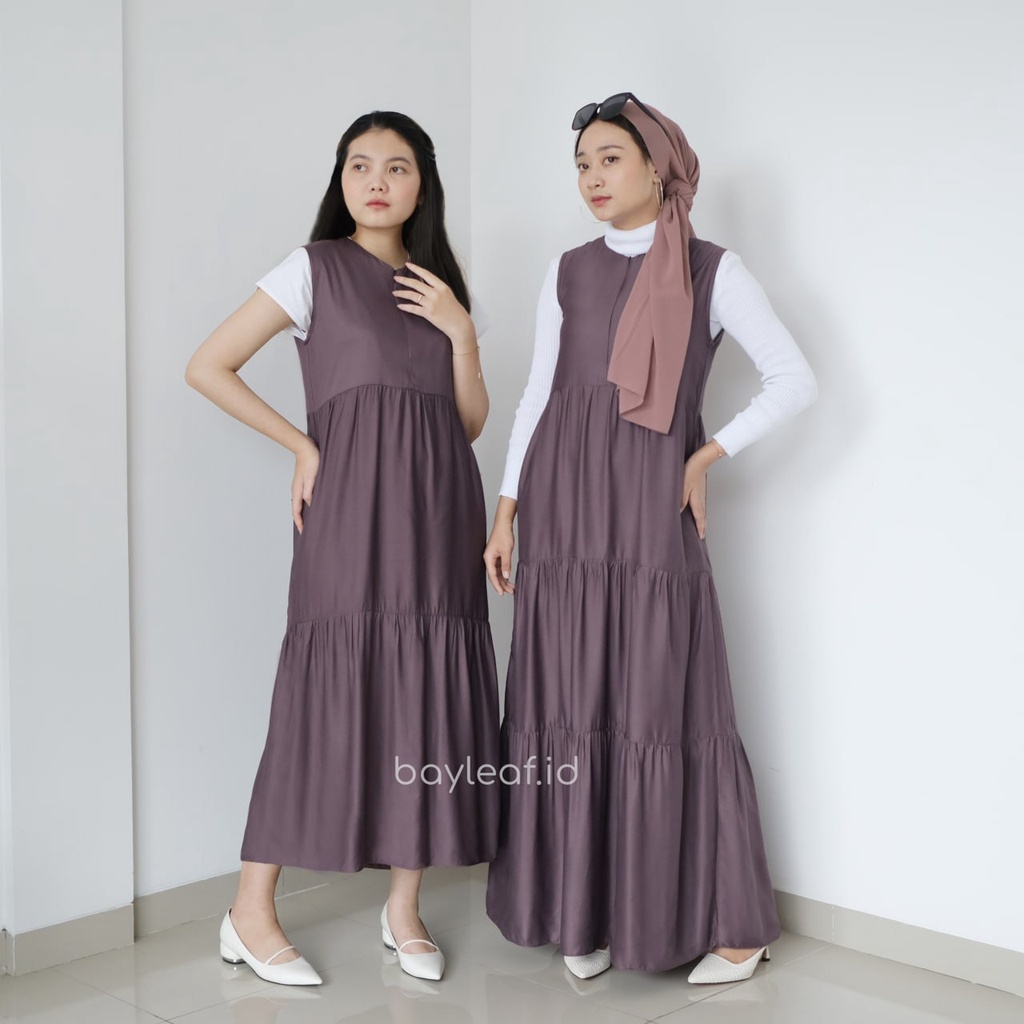 Greta Dress Tanpa Lengan - Panjang Baju 120cm