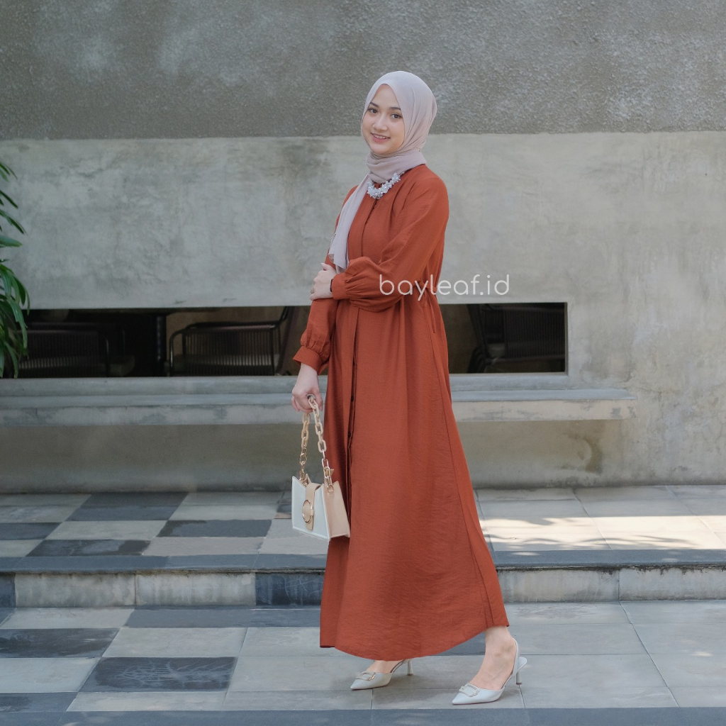 Kiyara Plain Dress Linen