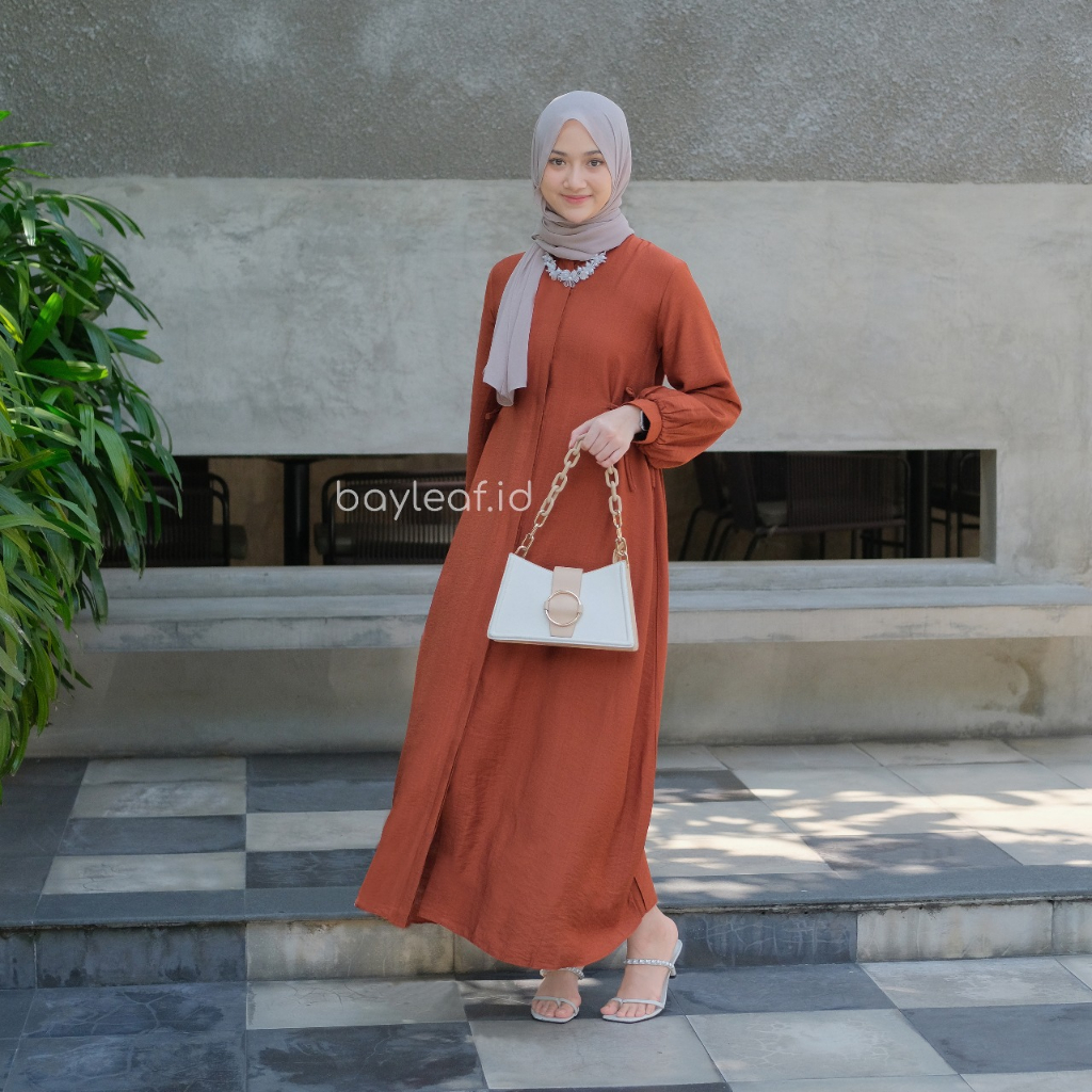 Kiyara Plain Dress Linen
