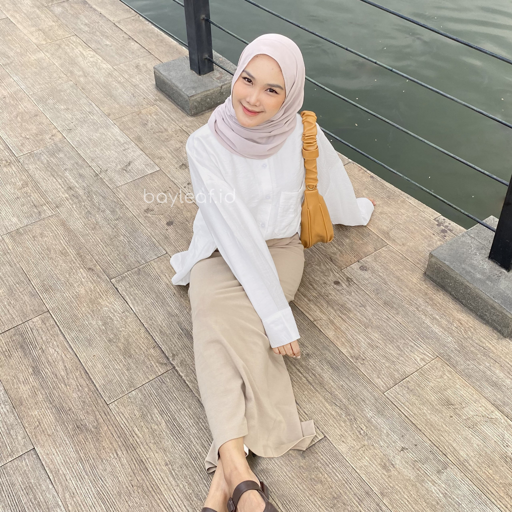 Neaa Basic Shirt | Atasan Kemeja Casual Wanita