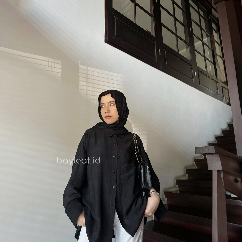 Neaa Basic Shirt | Atasan Kemeja Casual Wanita