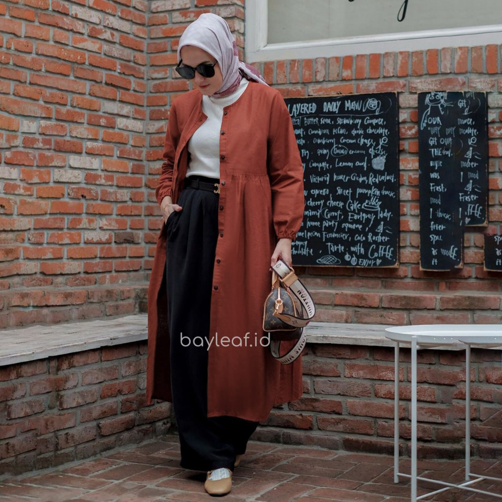 Bayleaf.id Amara Midress / Midress Basic Wanita / Midress Casual Wanita Premium