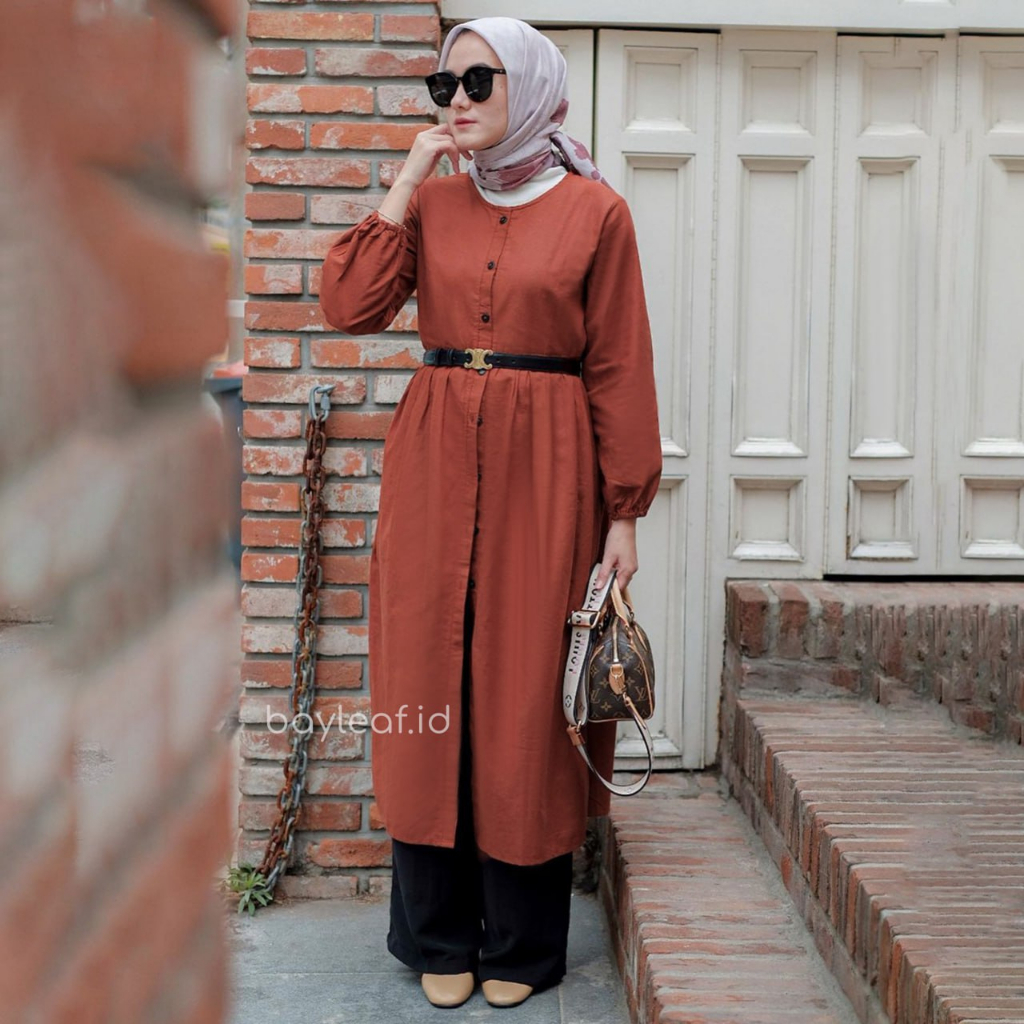 Bayleaf.id Amara Midress / Midress Basic Wanita / Midress Casual Wanita Premium