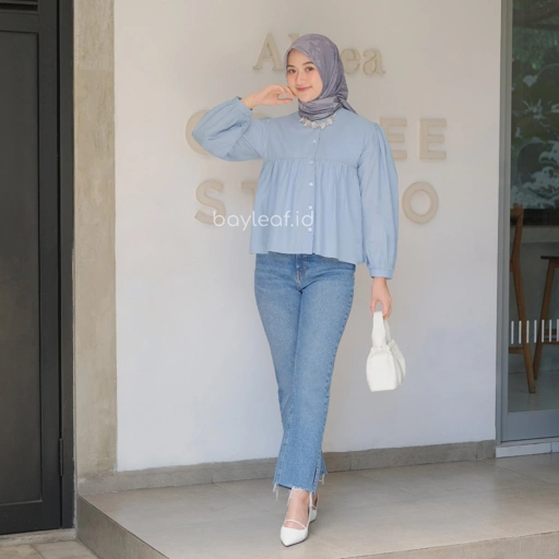 Image of Naura Plain Blouse