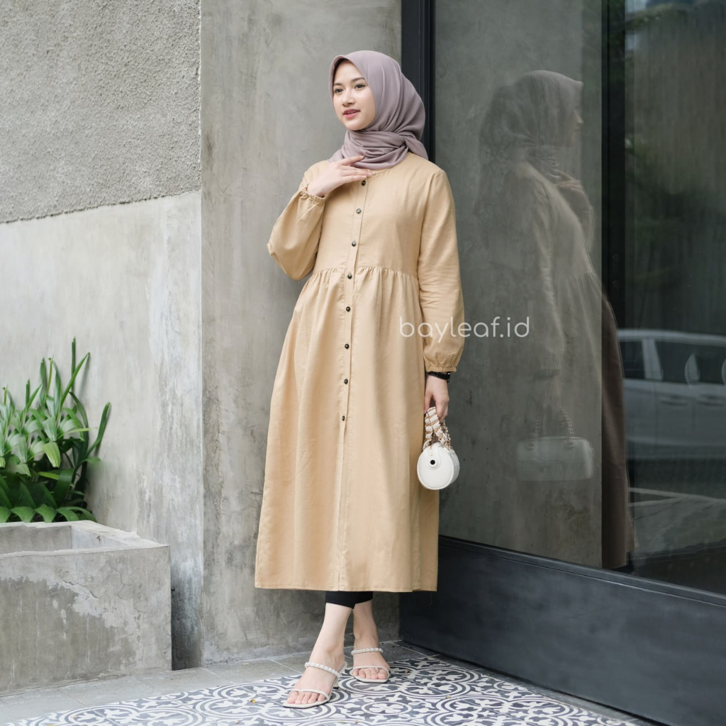 Bayleaf.id Amara Midress / Midress Basic Wanita / Midress Casual Wanita Premium