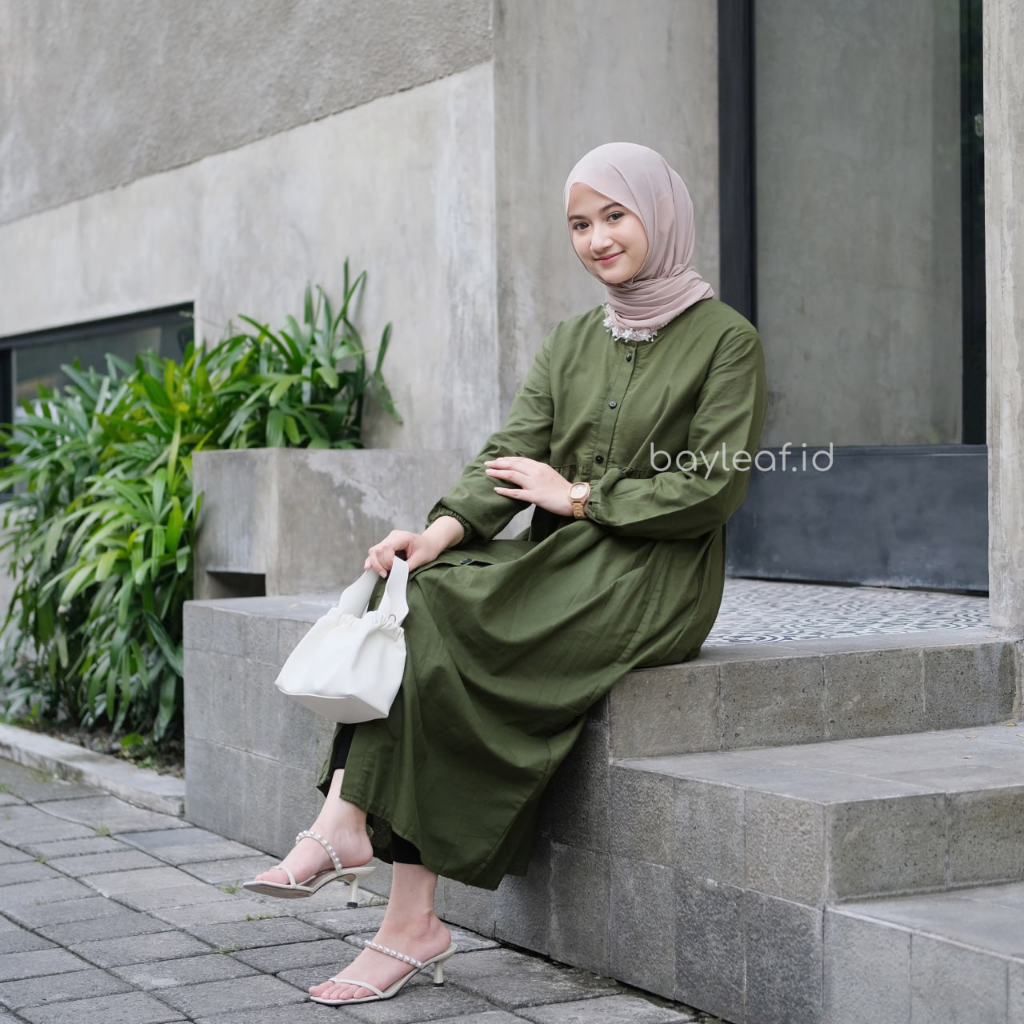Bayleaf.id Amara Midress / Midress Basic Wanita / Midress Casual Wanita Premium