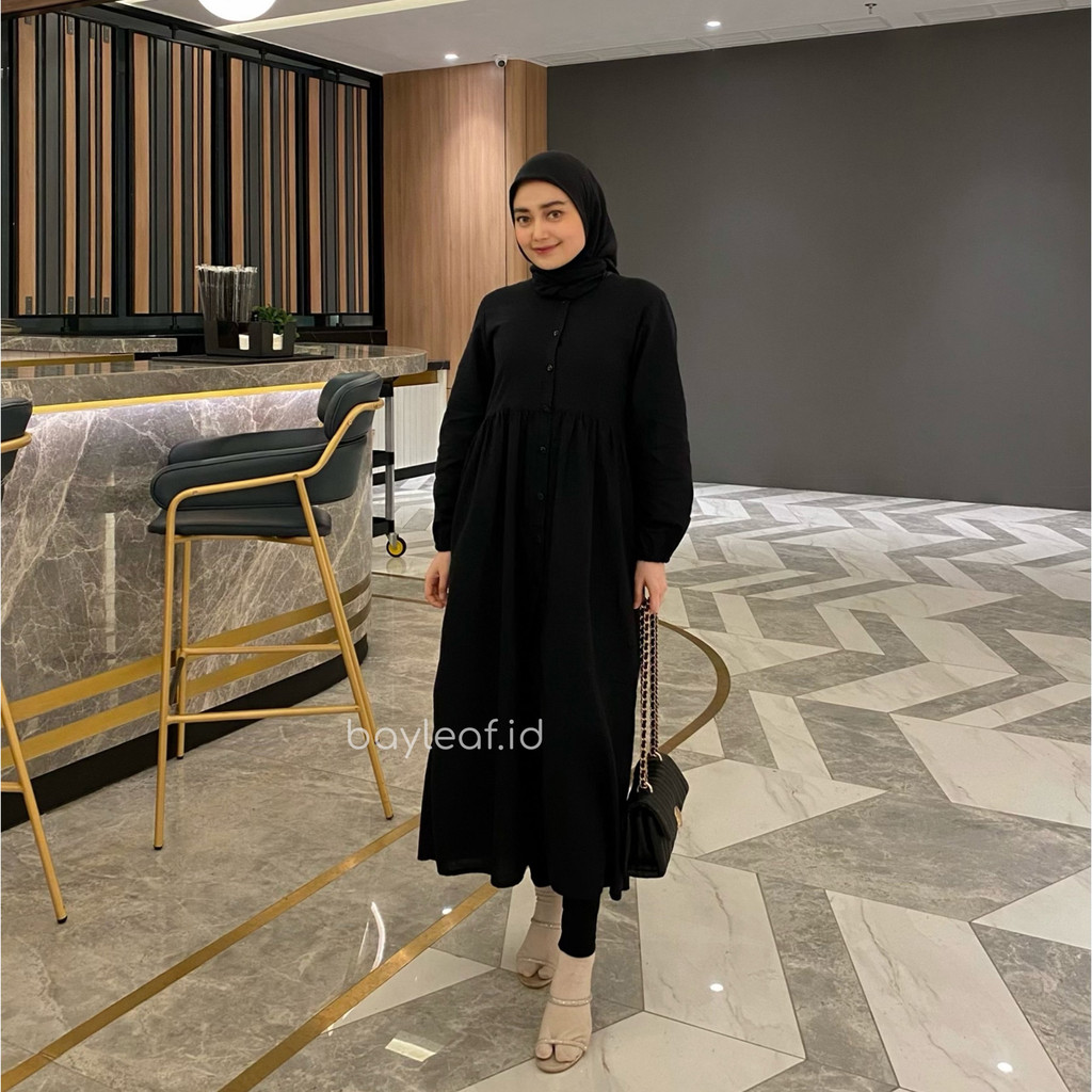 Bayleaf.id Amara Midress / Midress Basic Wanita / Midress Casual Wanita Premium
