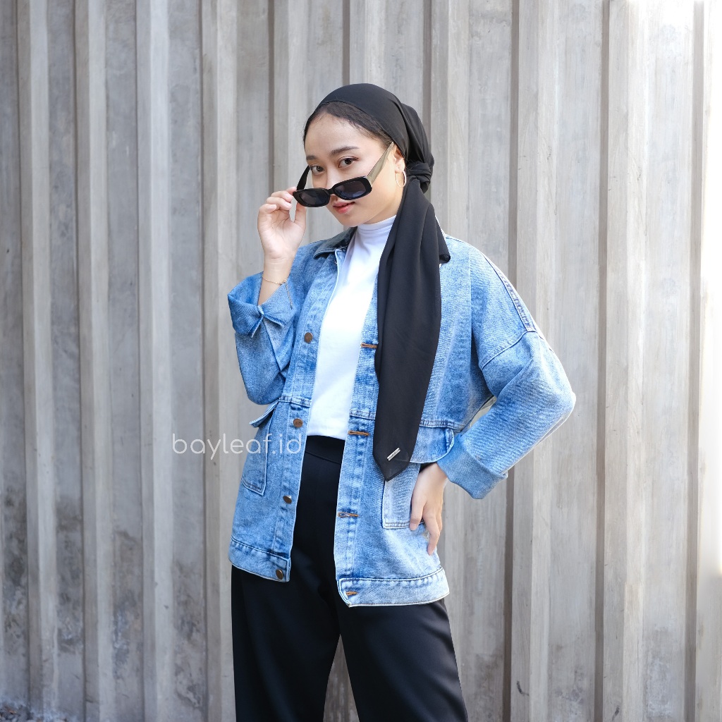 Aiko Jeans Jacket Oversize Pocket