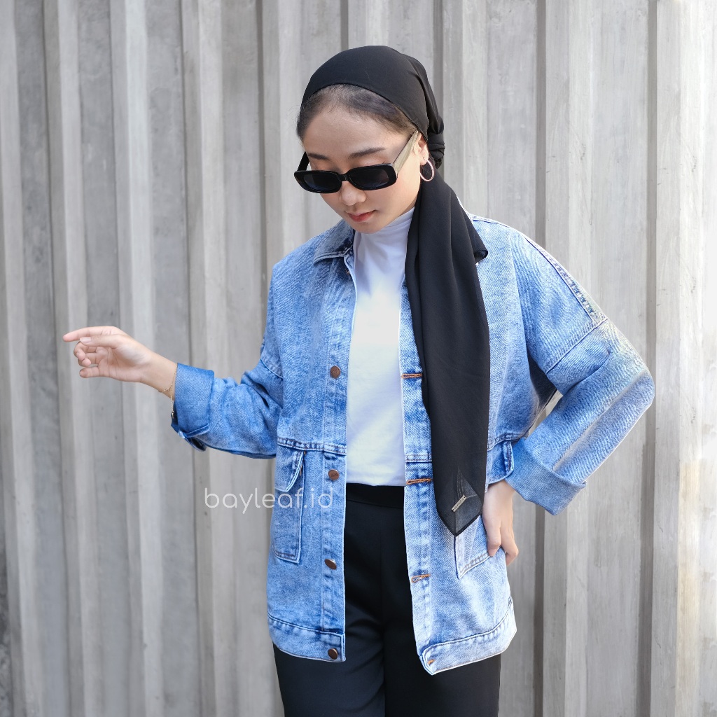 Aiko Jeans Jacket Oversize Pocket