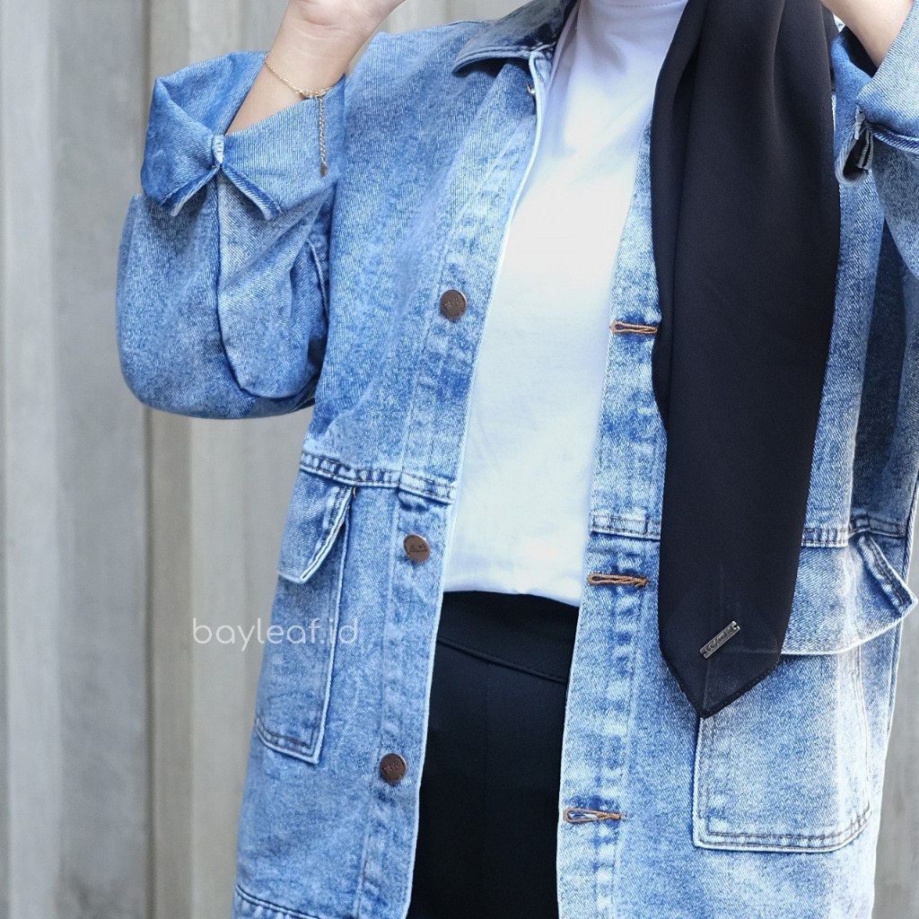 Aiko Jeans Jacket Oversize Pocket