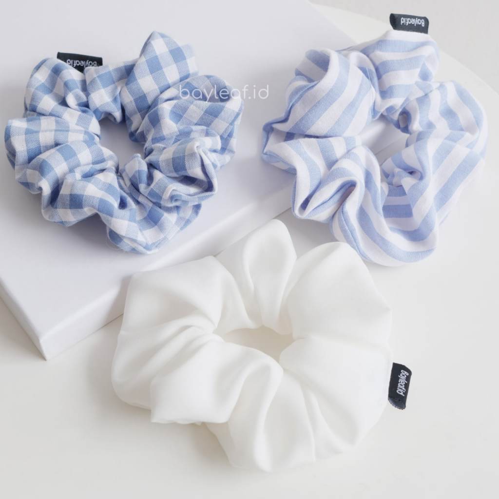 Bayleaf.id Scrunchie Bundling (3PCS) Berry Lolypop / Ikat Rambut