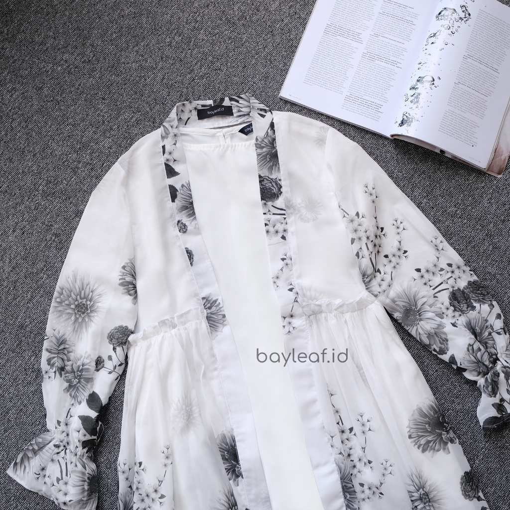 Mauren Denaya Floral Outer | Outer Wanita Motif Bunga | Cardigan Atasan Wanita