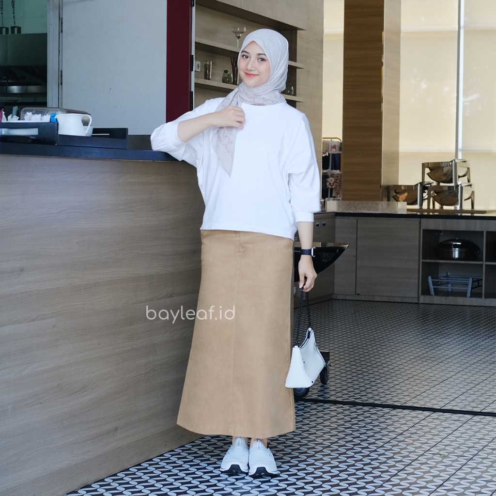 Nova Long Skirt | Rok Chinos Korean Style