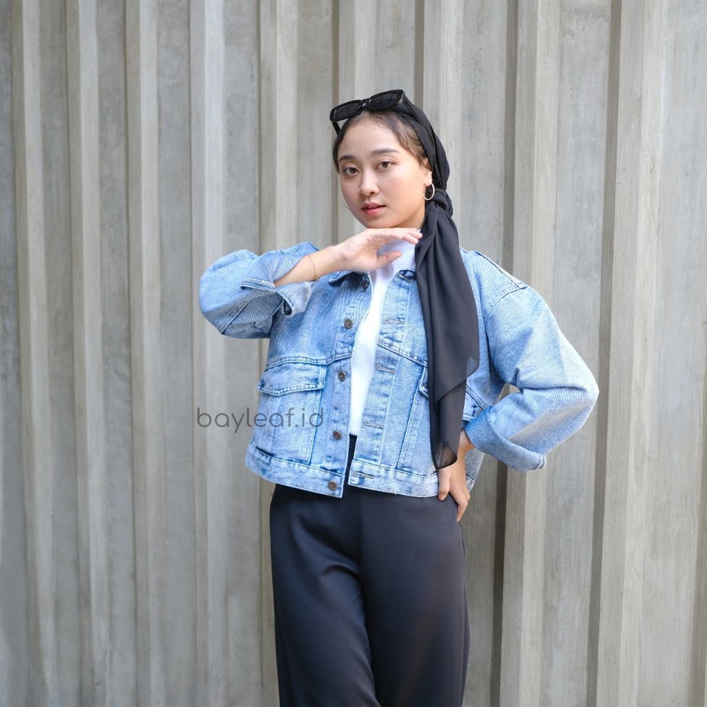 Veast Jaket Jeans Crop