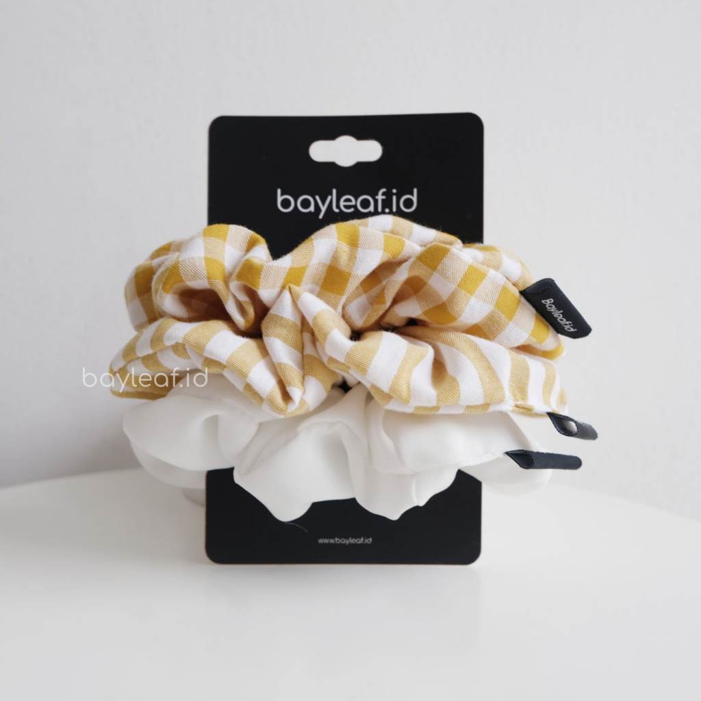 Bayleaf.id Scrunchie Bundling (3PCS) Berry Lolypop / Ikat Rambut