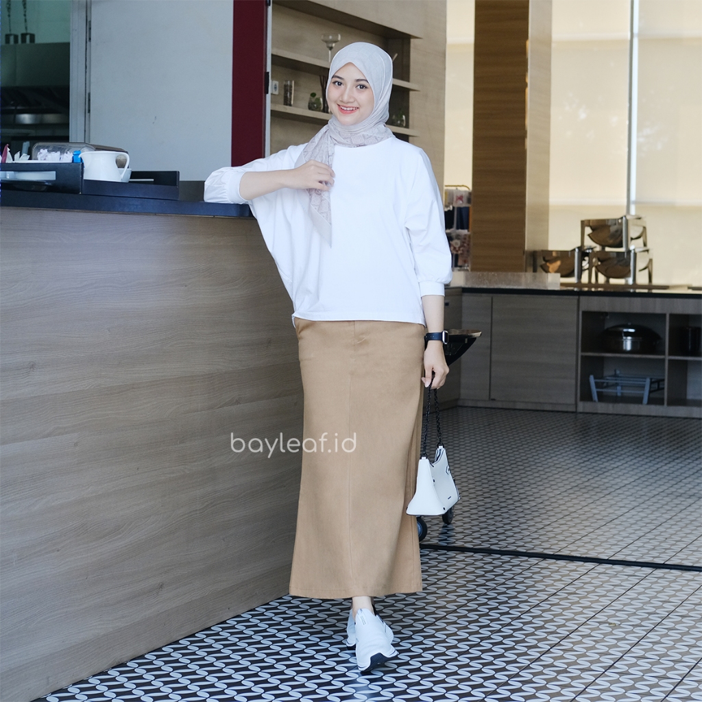 Nova Long Skirt | Rok Chinos Korean Style