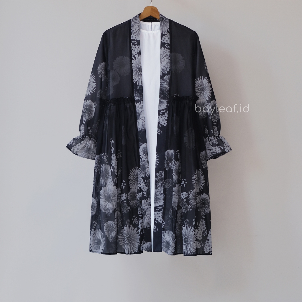 Mauren Denaya Floral Outer | Outer Wanita Motif Bunga | Cardigan Atasan Wanita