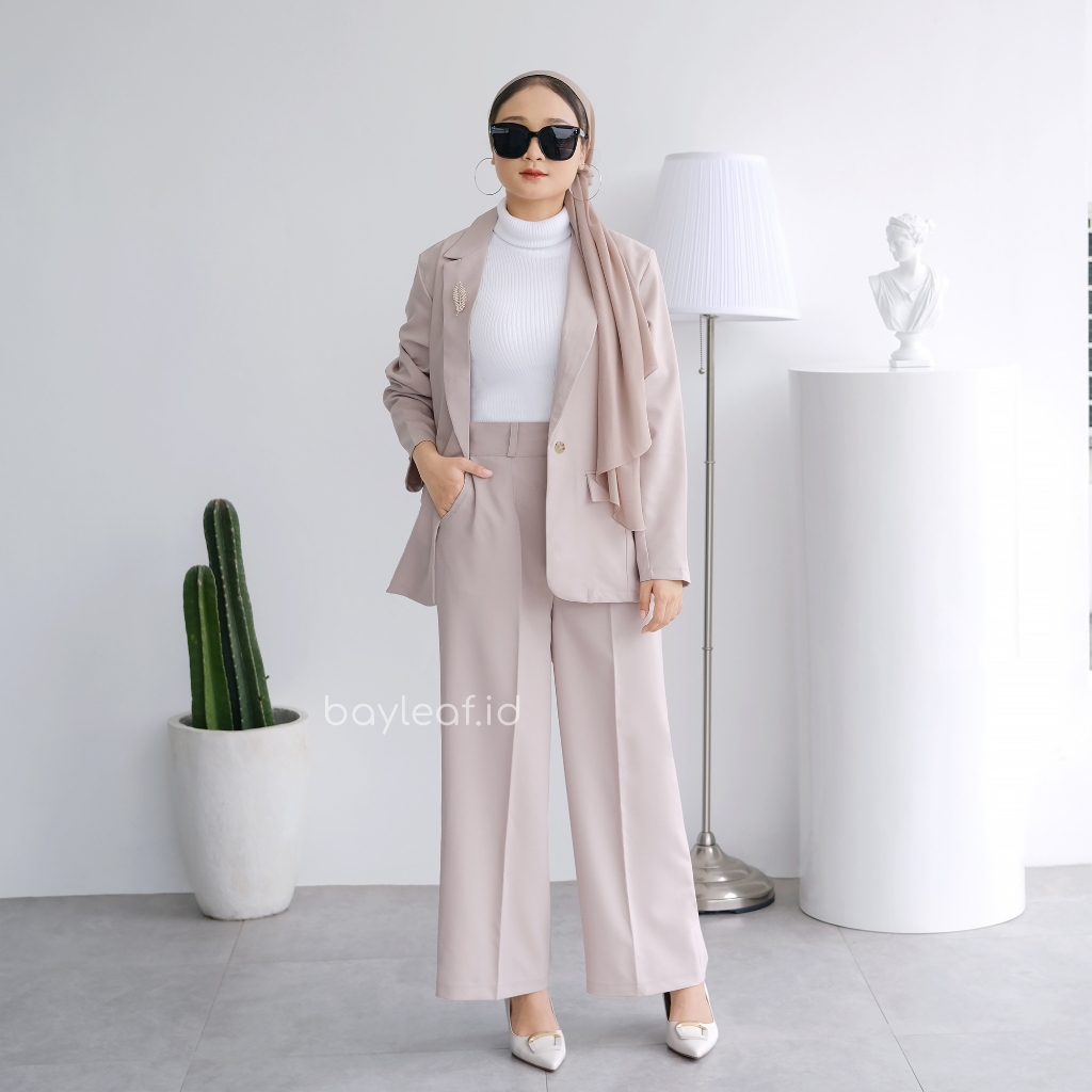 Violet Highwaisted Cullotes Pants | Celana Kerja Formal Wanita