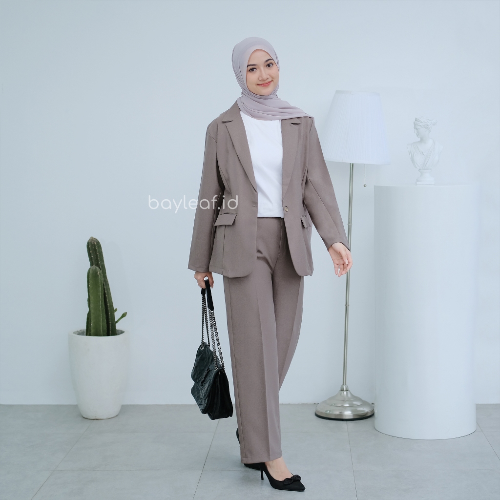 Violet Highwaisted Cullotes Pants | Celana Kerja Formal Wanita