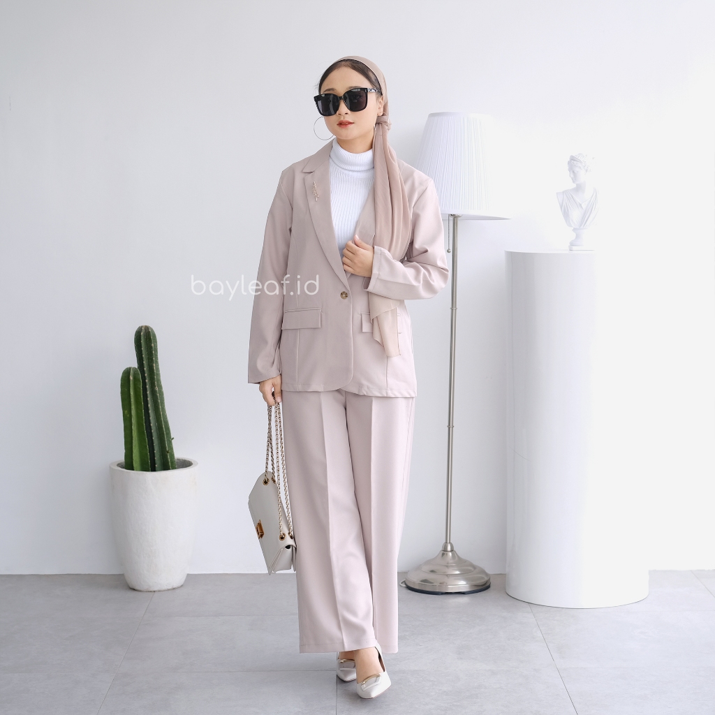 Violet Highwaisted Cullotes Pants | Celana Kerja Formal Wanita