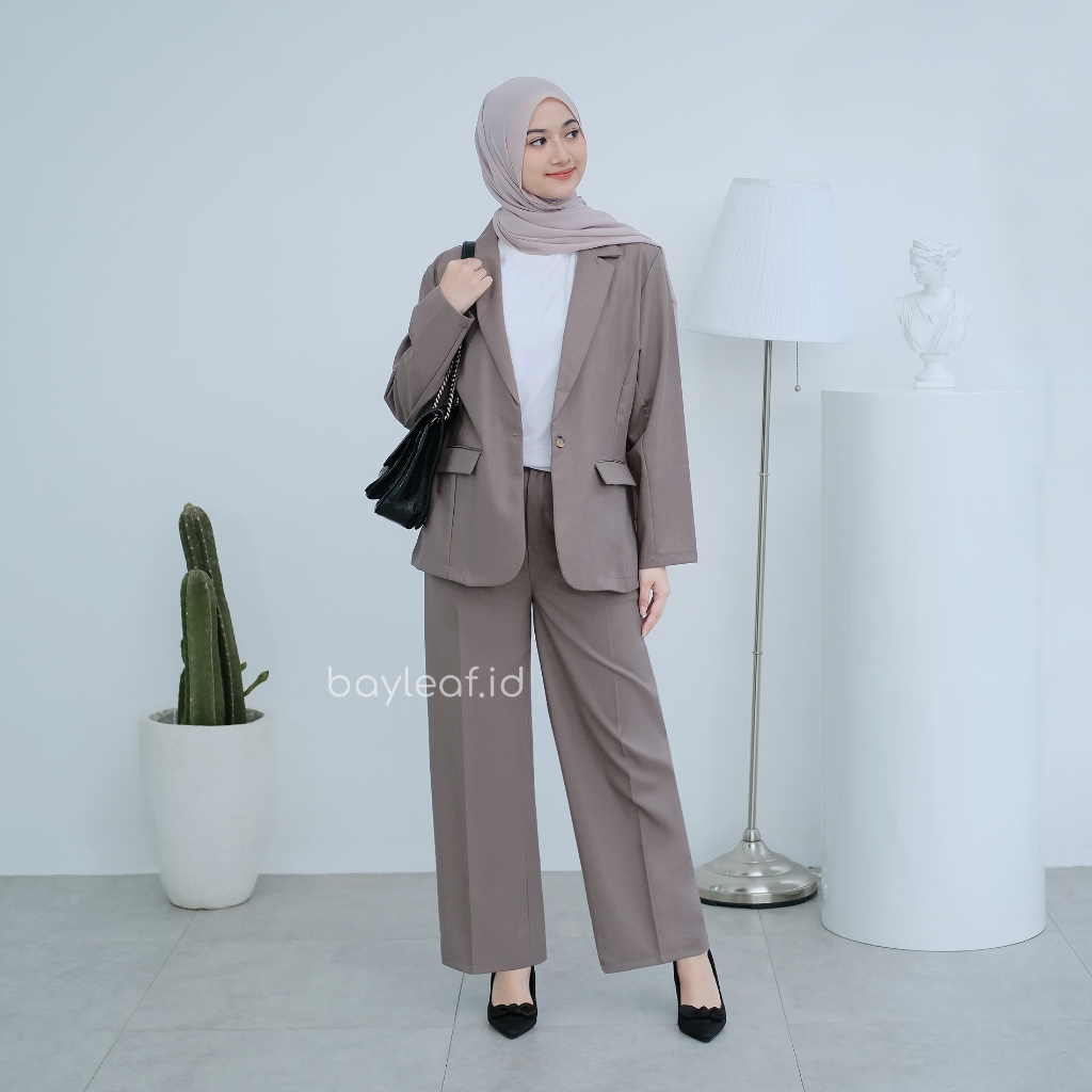 Violet Highwaisted Cullotes Pants | Celana Kerja Formal Wanita