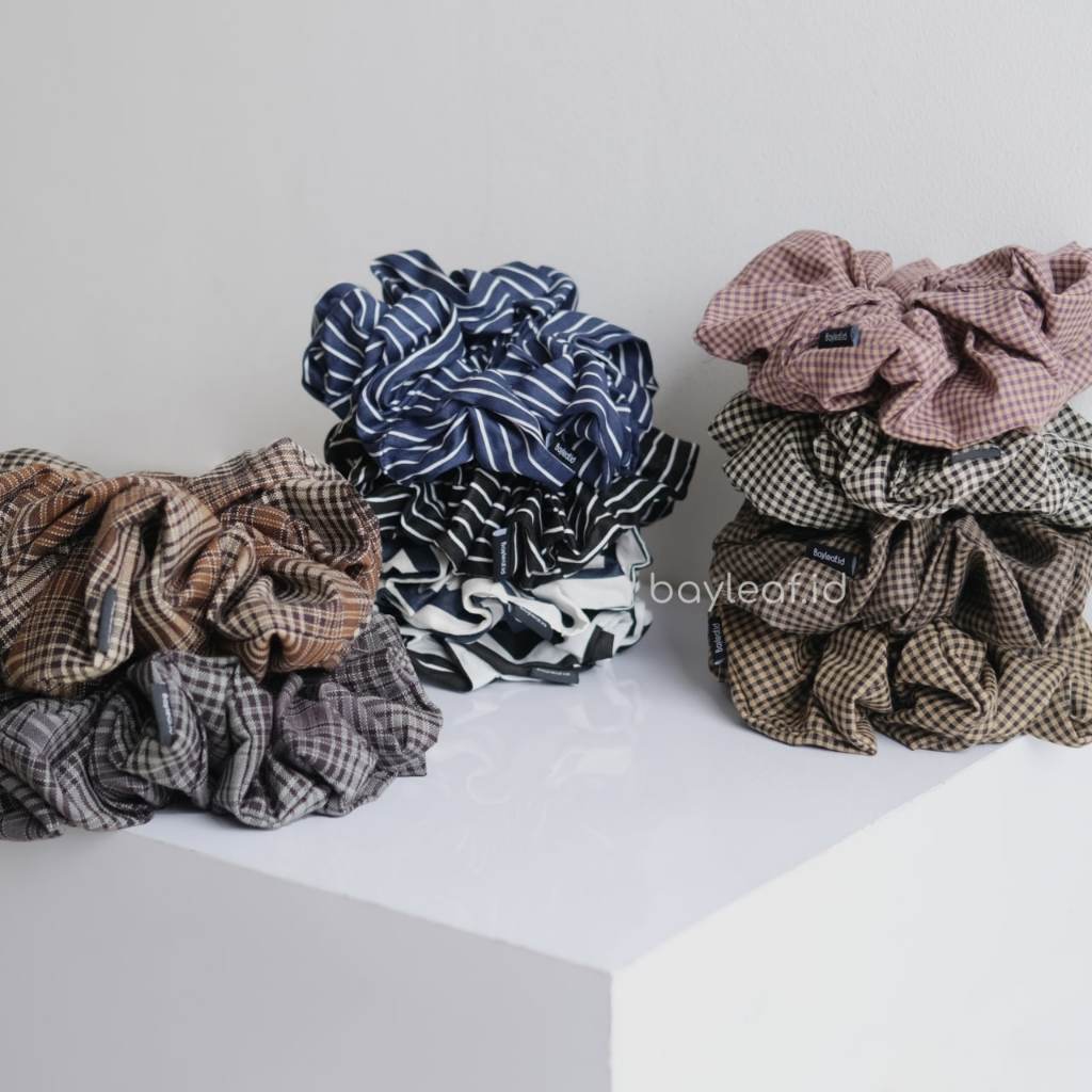 Bayleaf.id Merry Basic Scrunchie Ikat Rambut