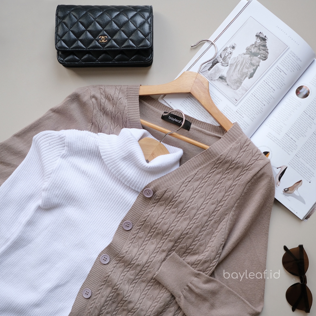 Bayleaf. id Knit Cotton Series / Atasan Katun Knit Premium Lengan Panjang