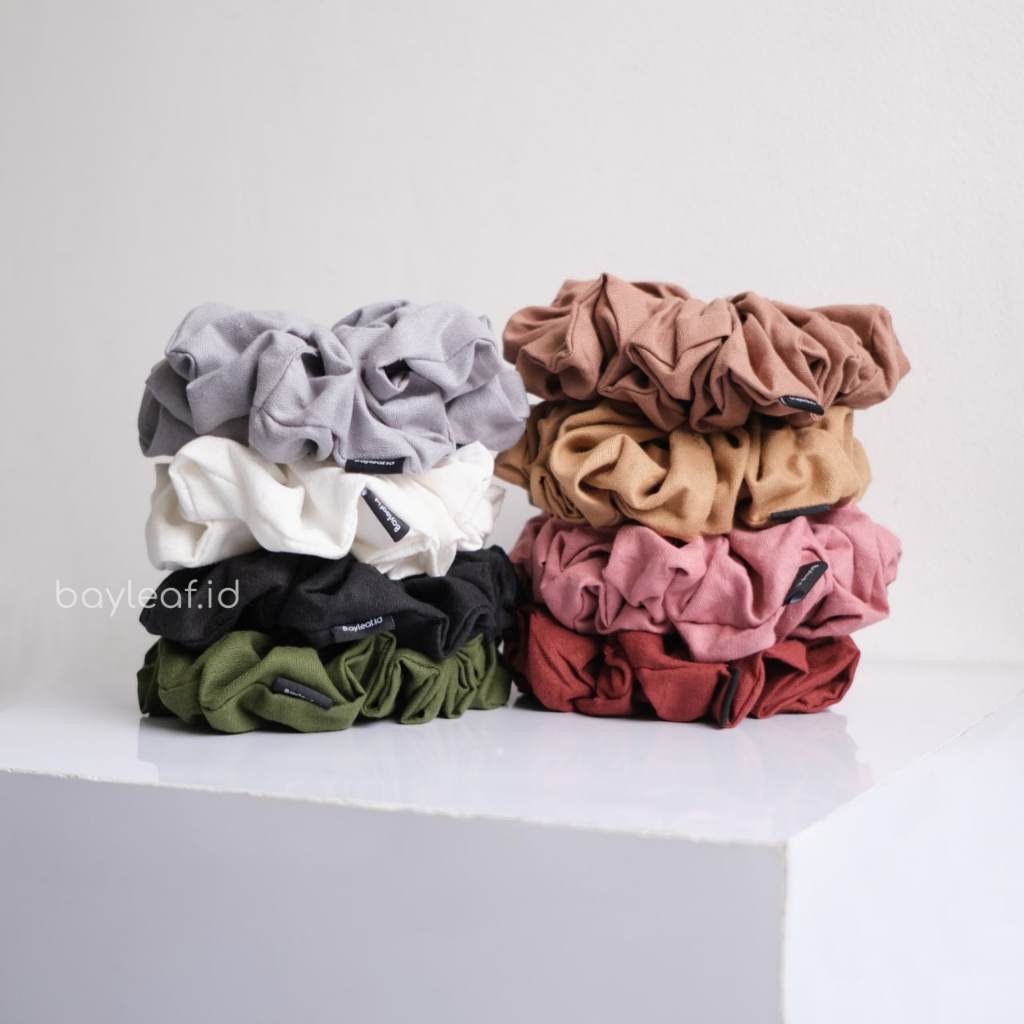 Bayleaf.id Merry Basic Scrunchie Ikat Rambut