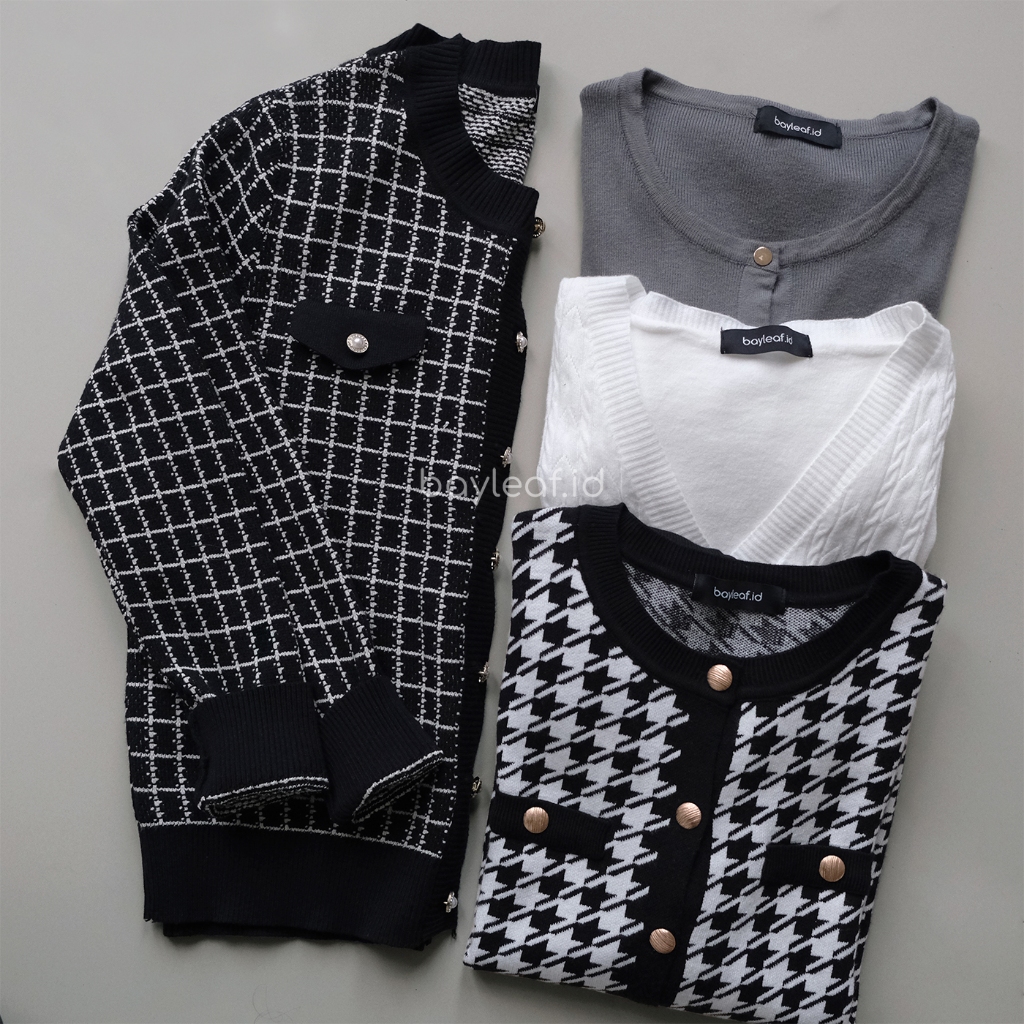Bayleaf. id Knit Cotton Series / Atasan Katun Knit Premium Lengan Panjang