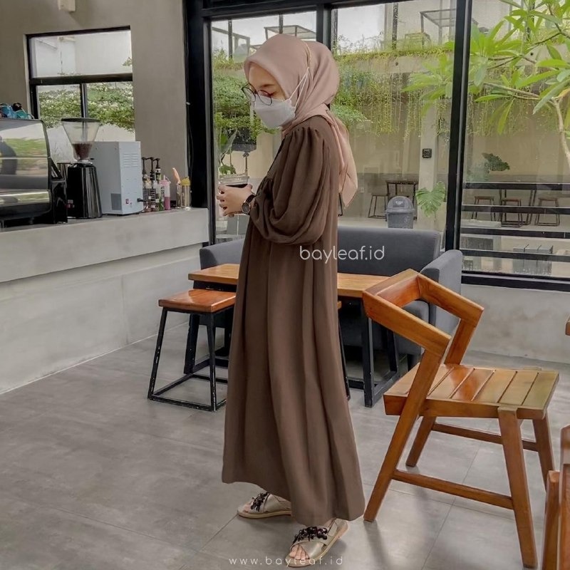 Nada Tunik Polos Basic Lengan 3/4