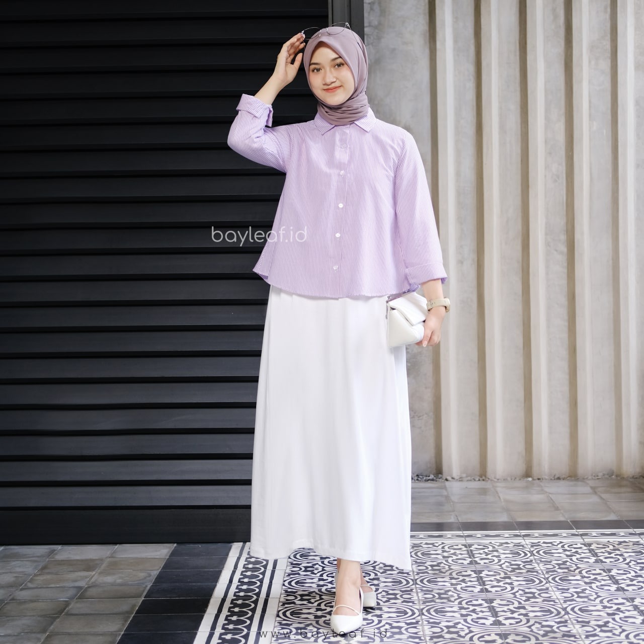 Cheryl Striped Shirt Katun