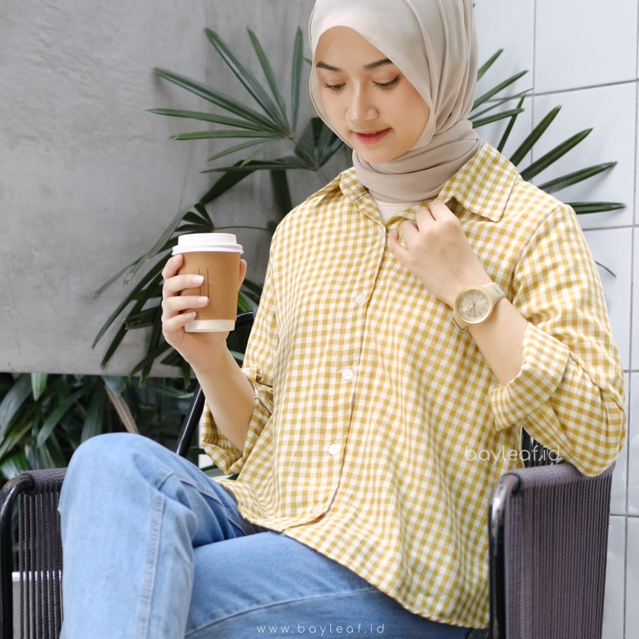 Meyra Mini Plaid Shirt