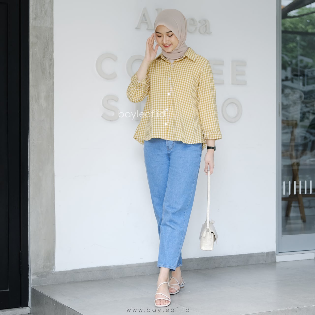 Meyra Mini Plaid Shirt