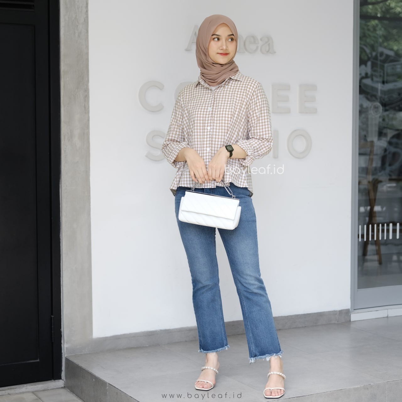 Meyra Mini Plaid Shirt